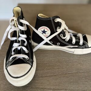 Children’s Converse Black and White High-Tops